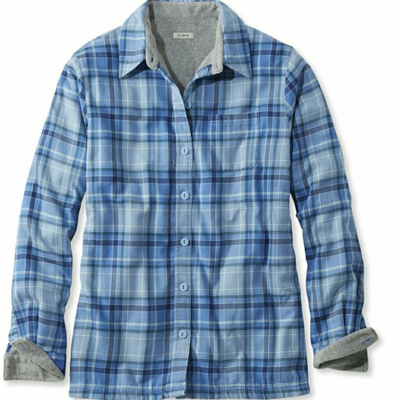 L.L. Bean Fleece-Lined Flannel Shirt