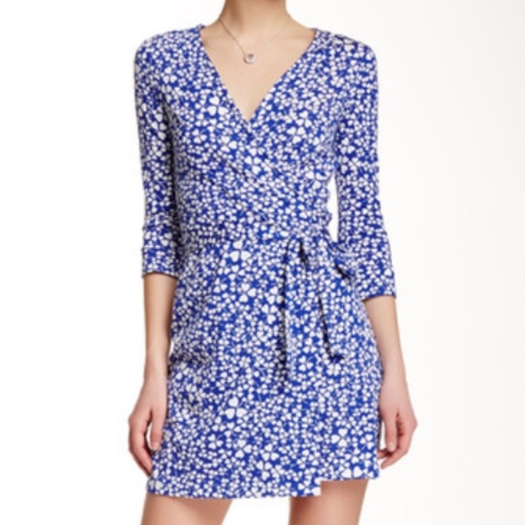 DVF Julien Two Mini Wrap Dress