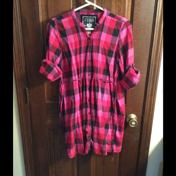 Dark red Pink top size Large