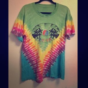 Vintage Mens Grateful Dead Tie Dye T Shirt
