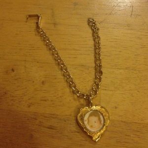 Photo frame charm bracelet