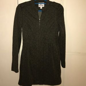 Green coat with floral pattern. Size S. NWOT.