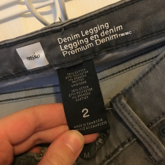 Grey legging jeans - Picture 3 of 3