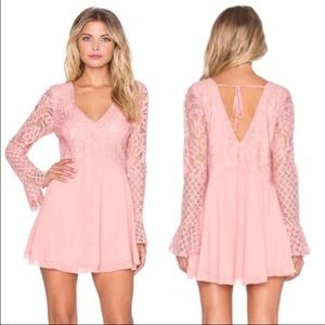 Tularosa Skyler dress in blush