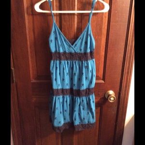 Dark blue pink brand