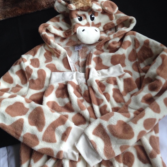 Hooded Giraffe Onesie Pajamas