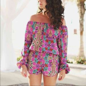 Show Me Your MuMu romper in wild bloom