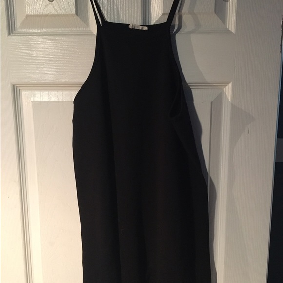 Peach Royal Black Mini Dress