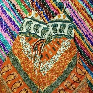 Paisley Boho Maxi Dress