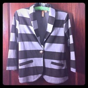 Striped blazer