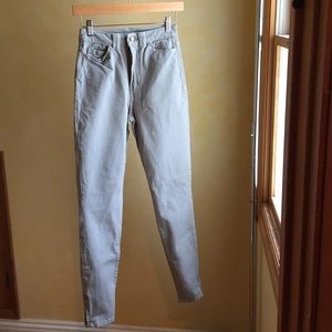 American Apparel High Waisted Skinny Jeans