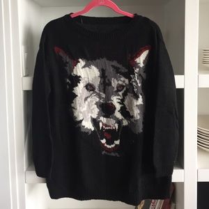 givenchy wolf t shirt