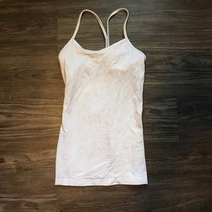 Lululemon White Workout Tank. Never been worn!