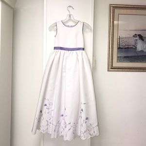 White Jr. Bridesmaid dress