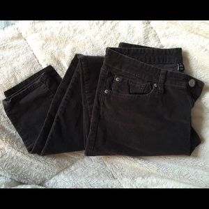 Gray Gap corduroy pants