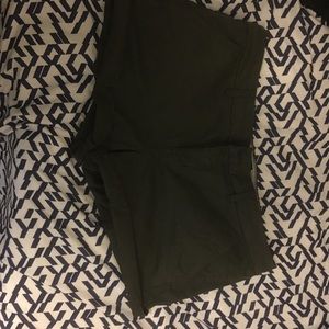 Army green shorts
