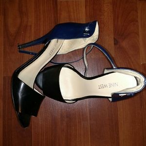Nine west strappy heels