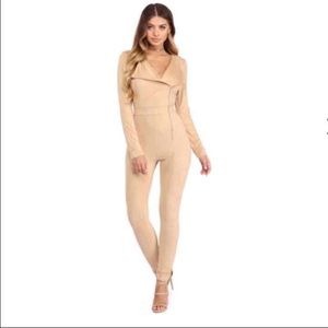 Beautiful taupe nudish color jumpsuit M