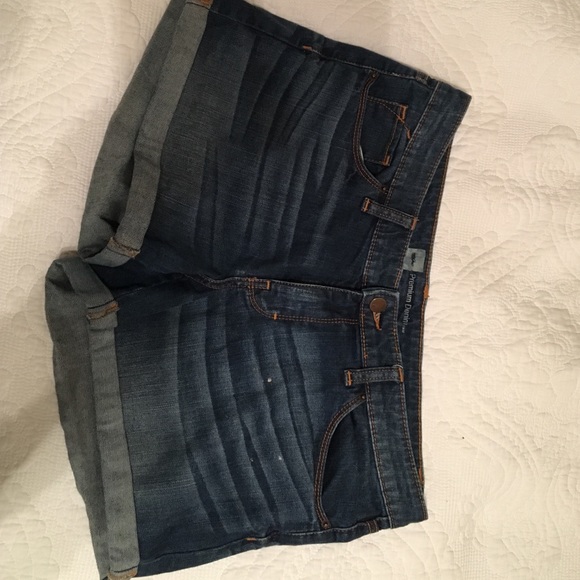 Blue jean shorts