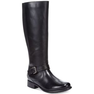 Clarks Black Riding Boots Macy's