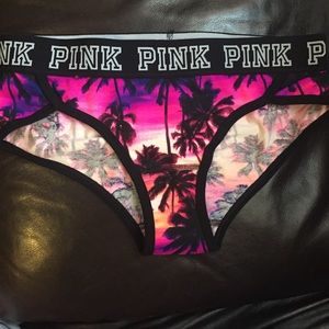 Pink hipster underwear (palm trees)