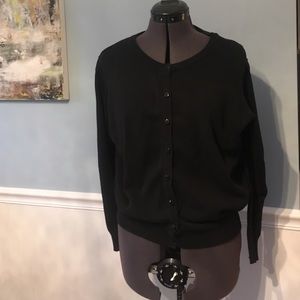 Black cardigan