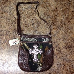 NWT Camouflage Crossbody