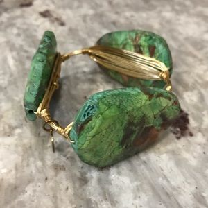 Shades of green Bourbon & Bowetie Bangle