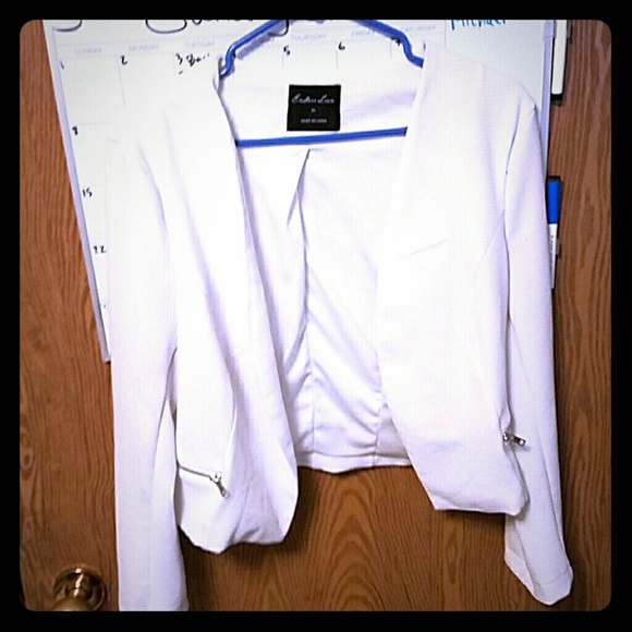 White blazer