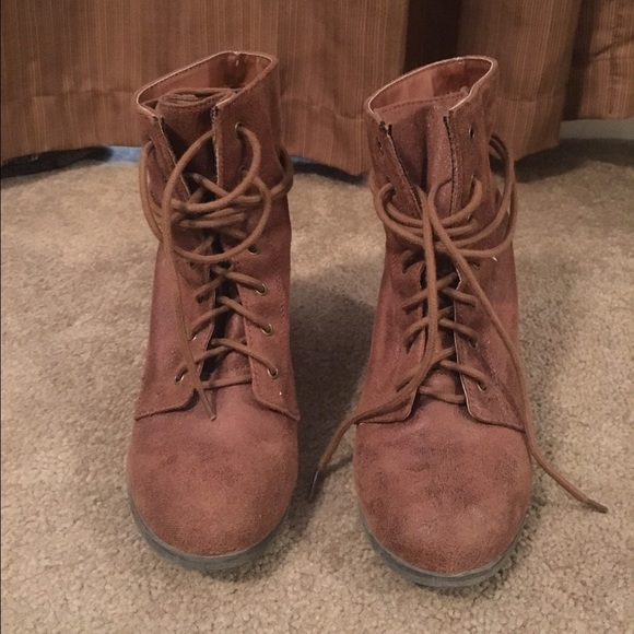 Charlotte Russe heeled boots