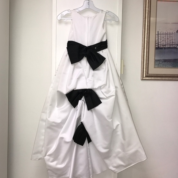 Black and white little girls dress