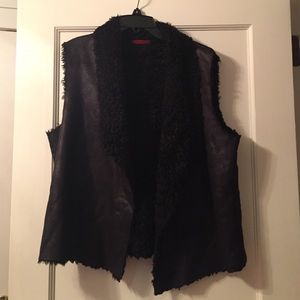 Beautiful and soft faux fur vest in mint condition