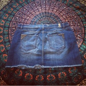 LC Lauren Conrad jean skirt