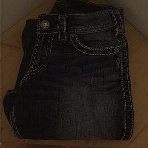 Never worn Silver jeans