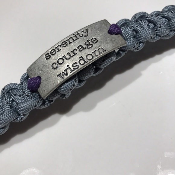 Serenity prayer or Recovery bracelet