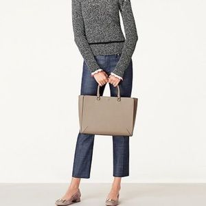 Tory Burch Robinson Large Zip Tote