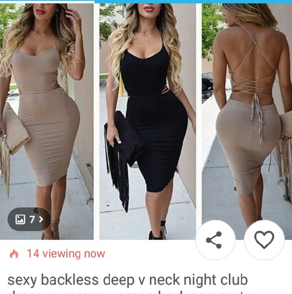Back out dress
