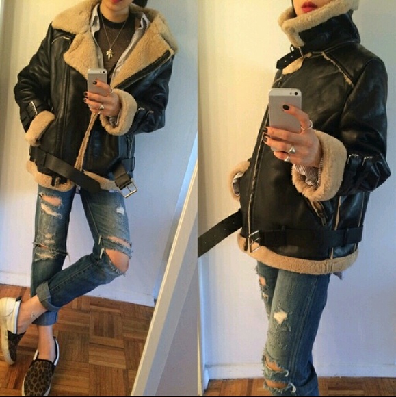 Biker Shearling jacket