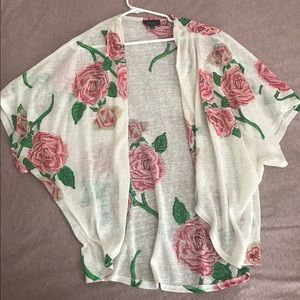 Floral cardigan