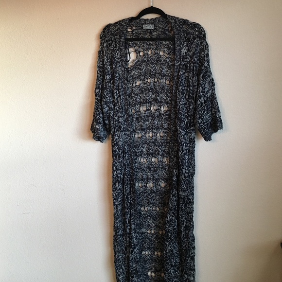 UO Lucca Couture Open Knit Duster - As Is (XS)