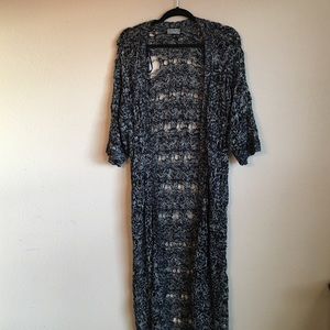 UO Lucca Couture Open Knit Duster - As Is (XS)