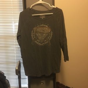 Lucky Brand Triumph Motorcycle shirt
