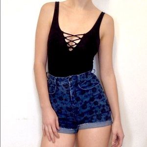 H&M Lace Front Body Suit