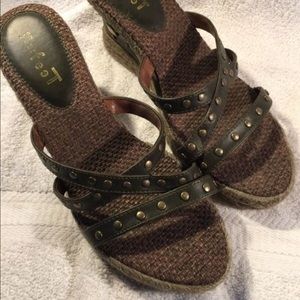 Sandal shoes by on your feet