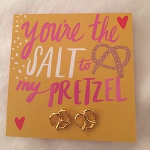Pretzel Earrings NWT