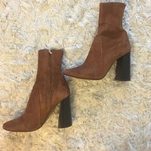 Zara high ankle booties