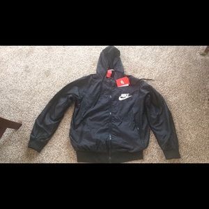 Nike Black Zip-up Windbreak