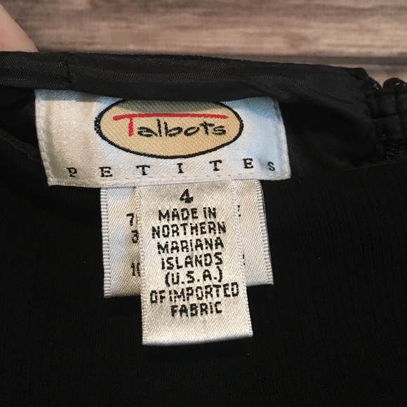 Talbots Petites long black skirt - Picture 2 of 3