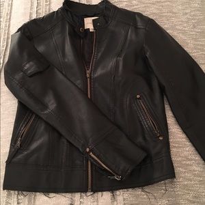 Silence & Noise faux-leather jacket