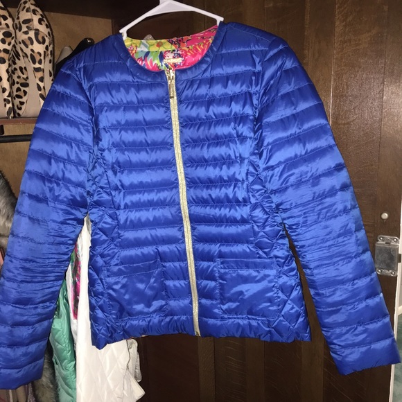 Preowned Lilly Pulitzer Puff Jacket 💙